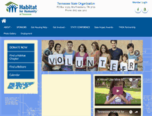 Tablet Screenshot of habitattn.org